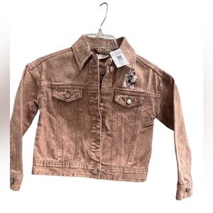 Disney Brown Jean Jacket for Kids